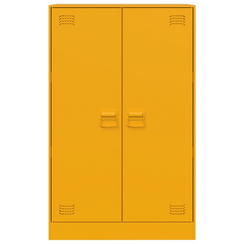 Sideboard Senfgelb 67x39x107 cm Stahl