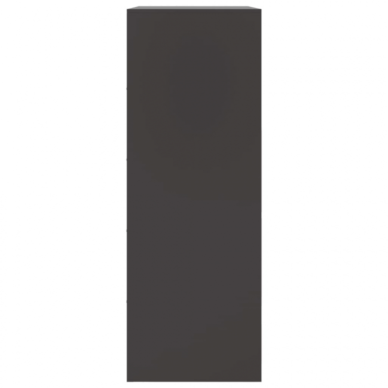 Sideboard Schwarz 67x39x107 cm Stahl