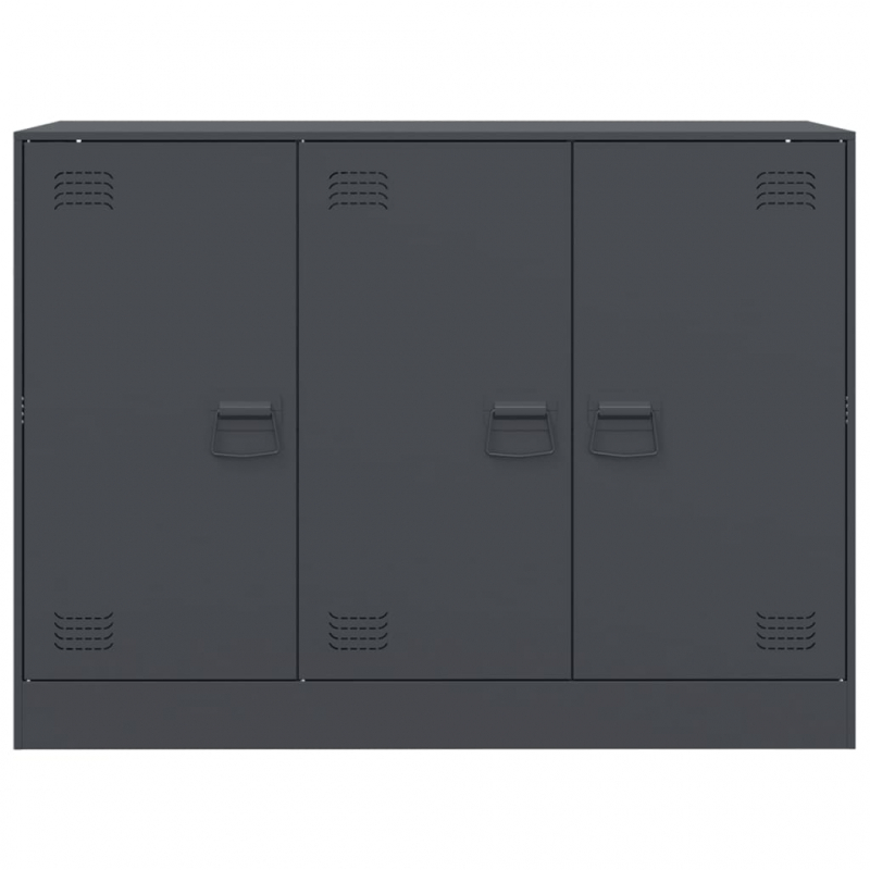 Sideboard Anthrazit 99x39x73 cm Stahl