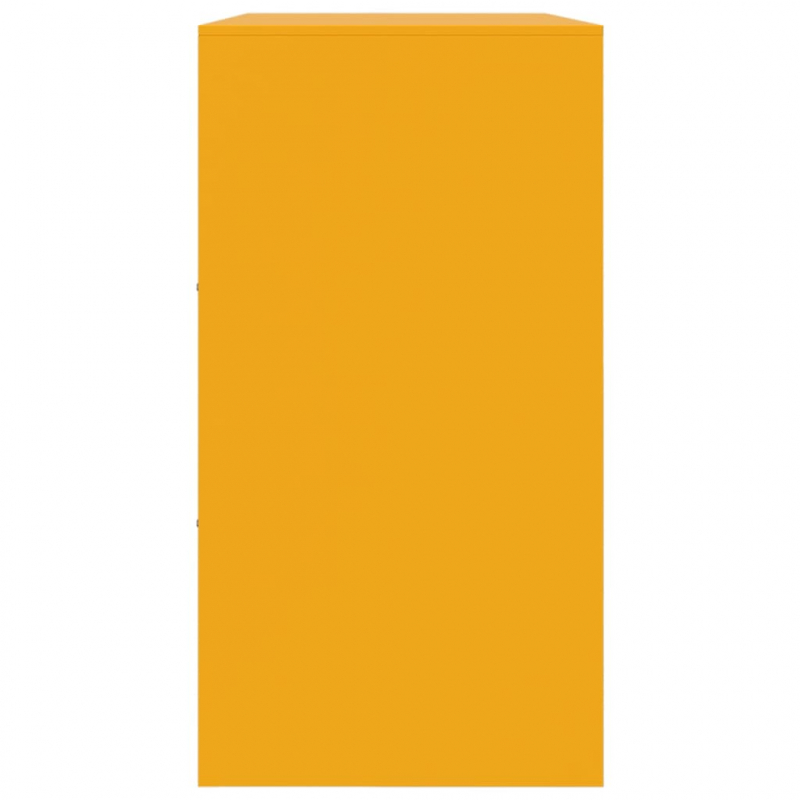 Sideboard Senfgelb 99x39x73 cm Stahl