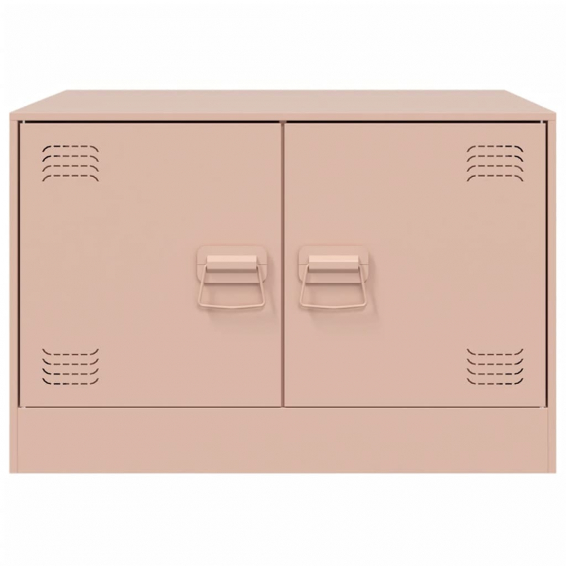 Couchtisch Rosa 67x50x44 cm Stahl