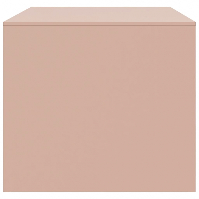 Couchtisch Rosa 67x50x44 cm Stahl