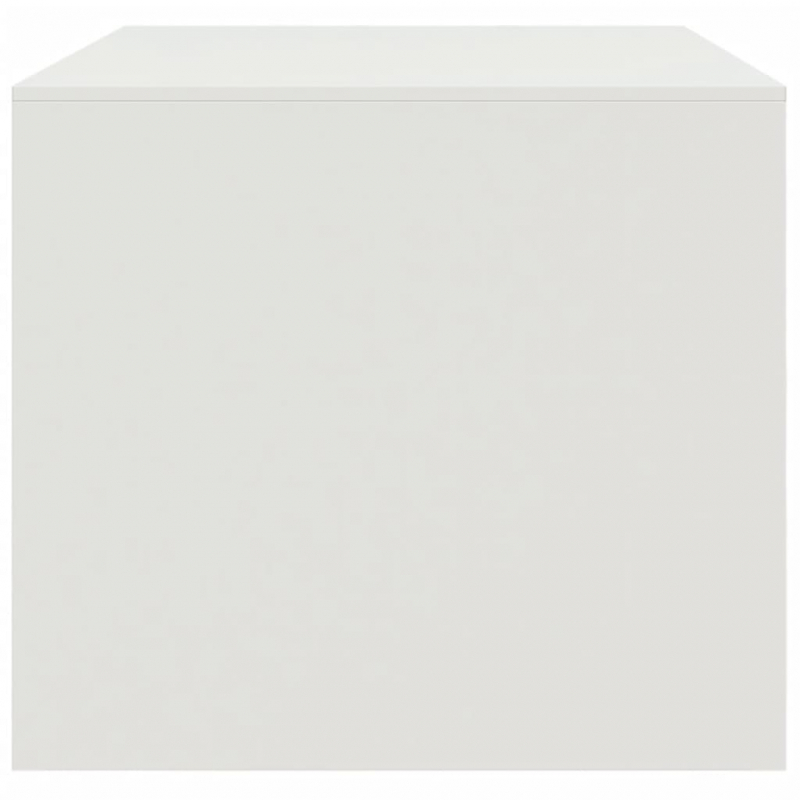 Couchtisch Weiß 67x50x44 cm Stahl