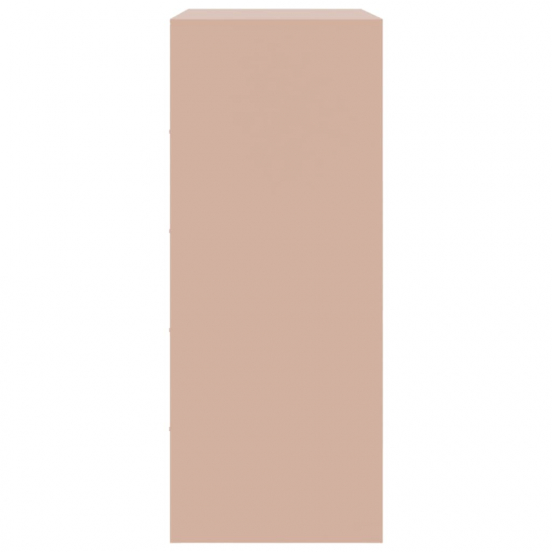 Highboard Rosa 67x39x95 cm Stahl