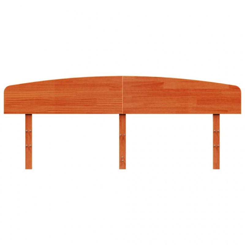 Kopfteil Wachsbraun 200 cm Massivholz Kiefer