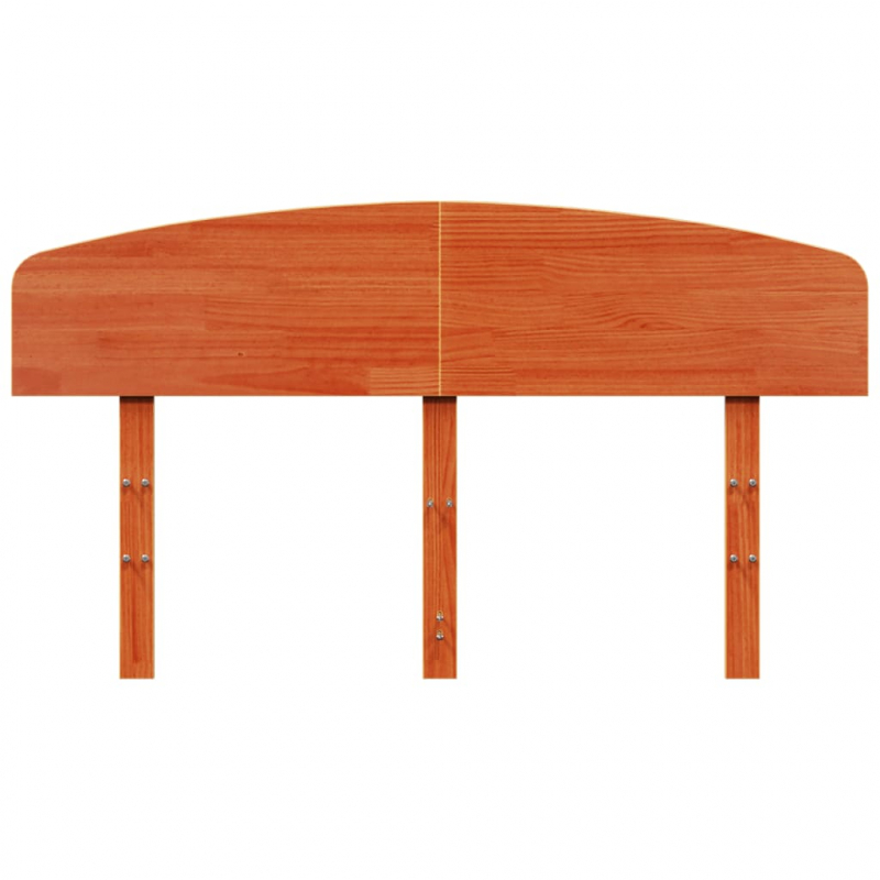 Kopfteil Wachsbraun 150 cm Massivholz Kiefer