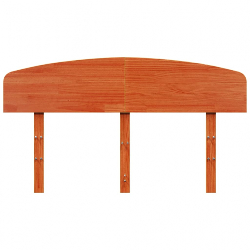 Kopfteil Wachsbraun 140 cm Massivholz Kiefer