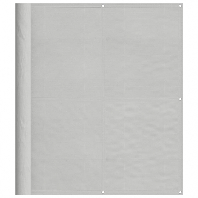 Balkon-Sichtschutz Hellgrau 120x400 cm 100 % Polyester-Oxford