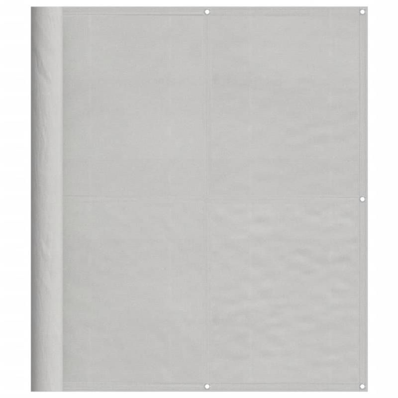 Balkon-Sichtschutz Hellgrau 120x1000cm 100 % Polyester-Oxford