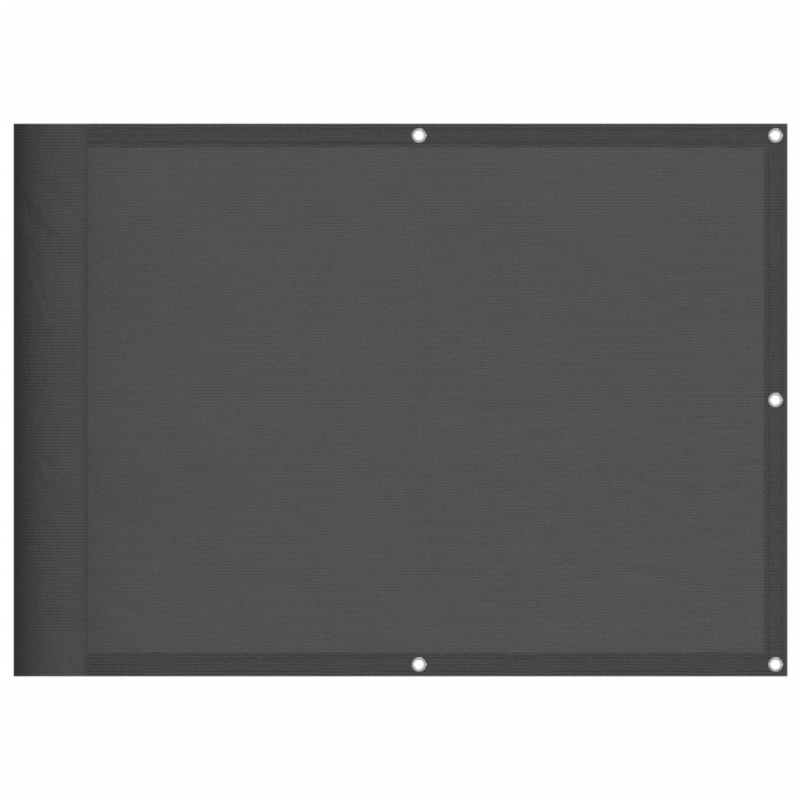 Balkon-Sichtschutz Anthrazit 75x700 cm 100 % Polyester-Oxford