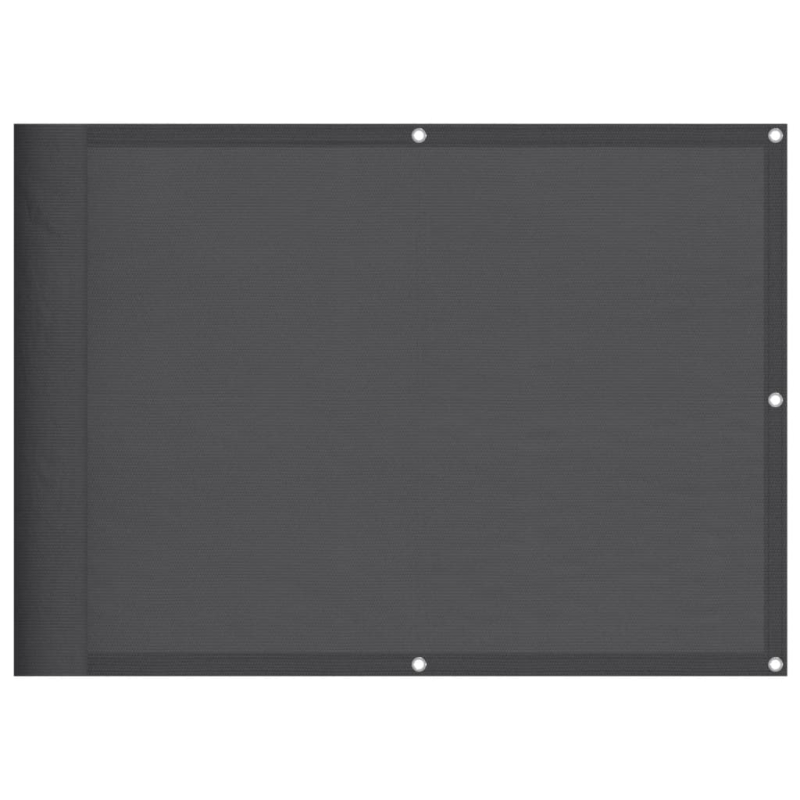 Balkon-Sichtschutz Anthrazit 75x1000 cm 100 % Polyester-Oxford