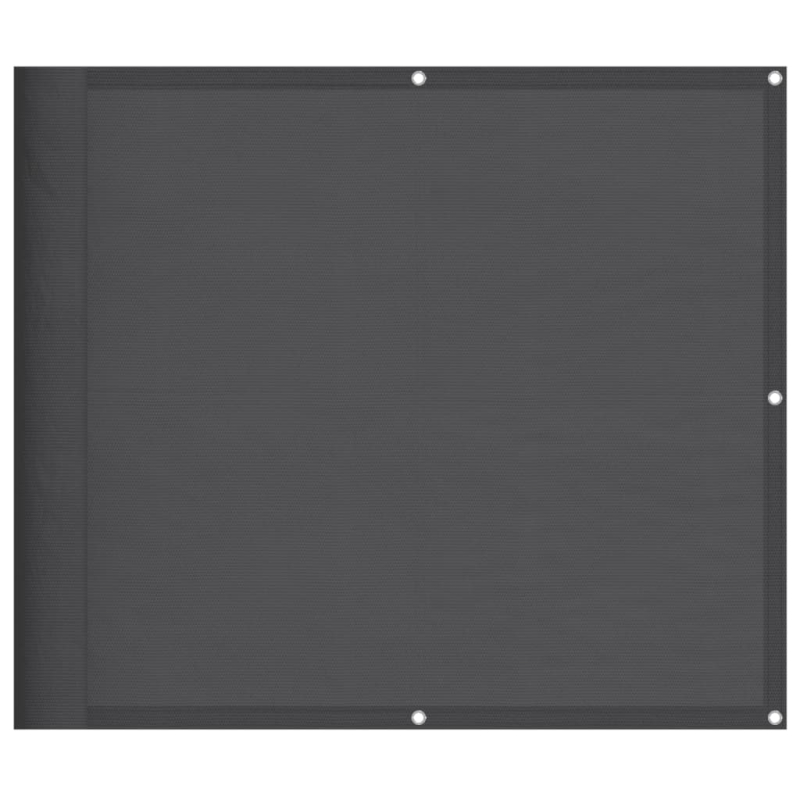 Balkon-Sichtschutz Anthrazit 90x700 cm 100 % Polyester-Oxford