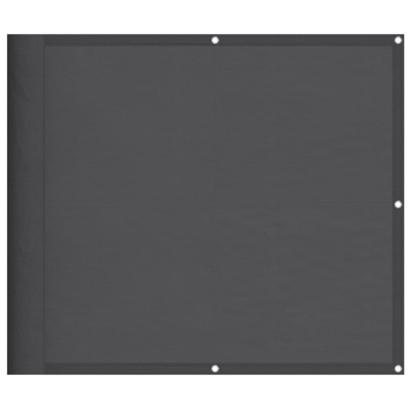 Balkon-Sichtschutz Anthrazit 90x800 cm 100 % Polyester-Oxford