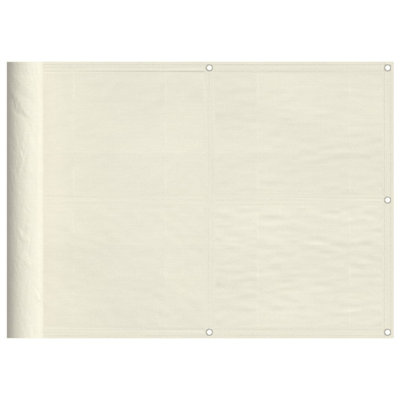 Balkon-Sichtschutz Creme 75x700 cm 100 % Polyester-Oxford