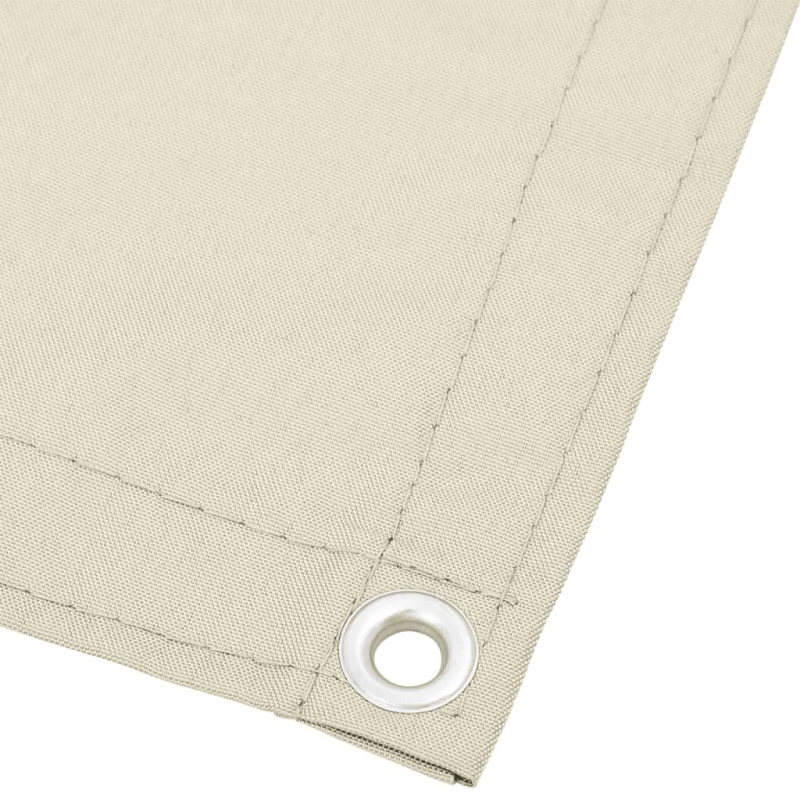 Balkon-Sichtschutz Creme 75x1000 cm 100 % Polyester-Oxford