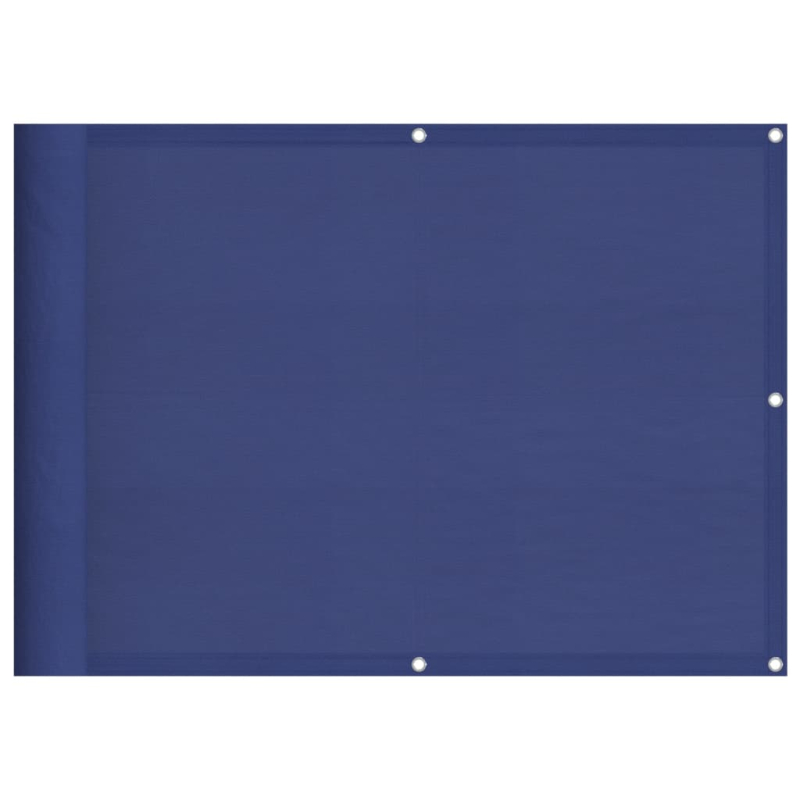 Balkon-Sichtschutz Blau 75x800 cm 100 % Polyester-Oxford