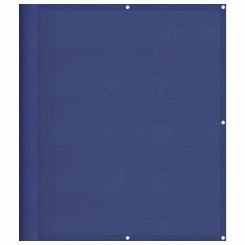 Balkon-Sichtschutz Blau 120x800 cm 100 % Polyester-Oxford