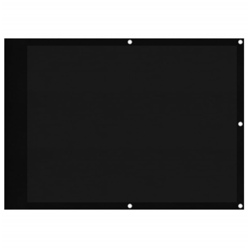 Balkon-Sichtschutz Schwarz 75x700 cm 100 % Polyester-Oxford