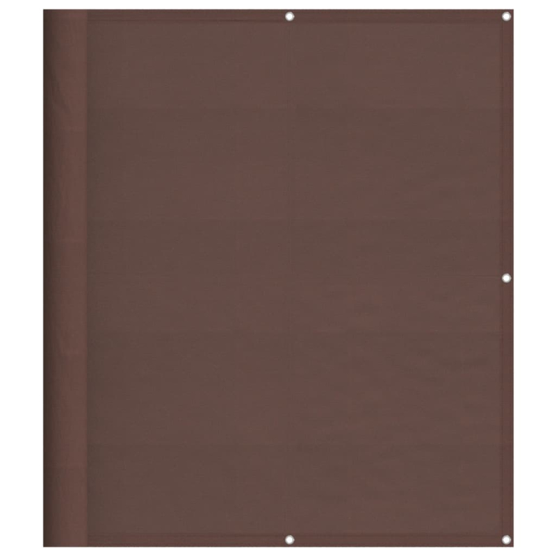 Balkon-Sichtschutz Braun 120x700 cm 100 % Polyester-Oxford
