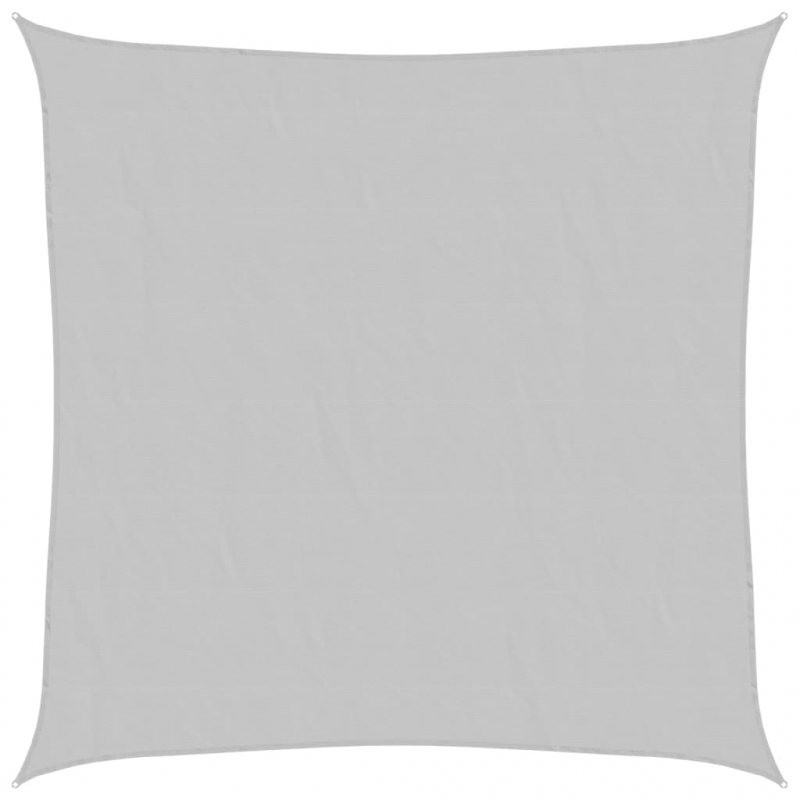 Sonnensegel Hellgrau 2,5x2,5 m 100% Polyester Oxford