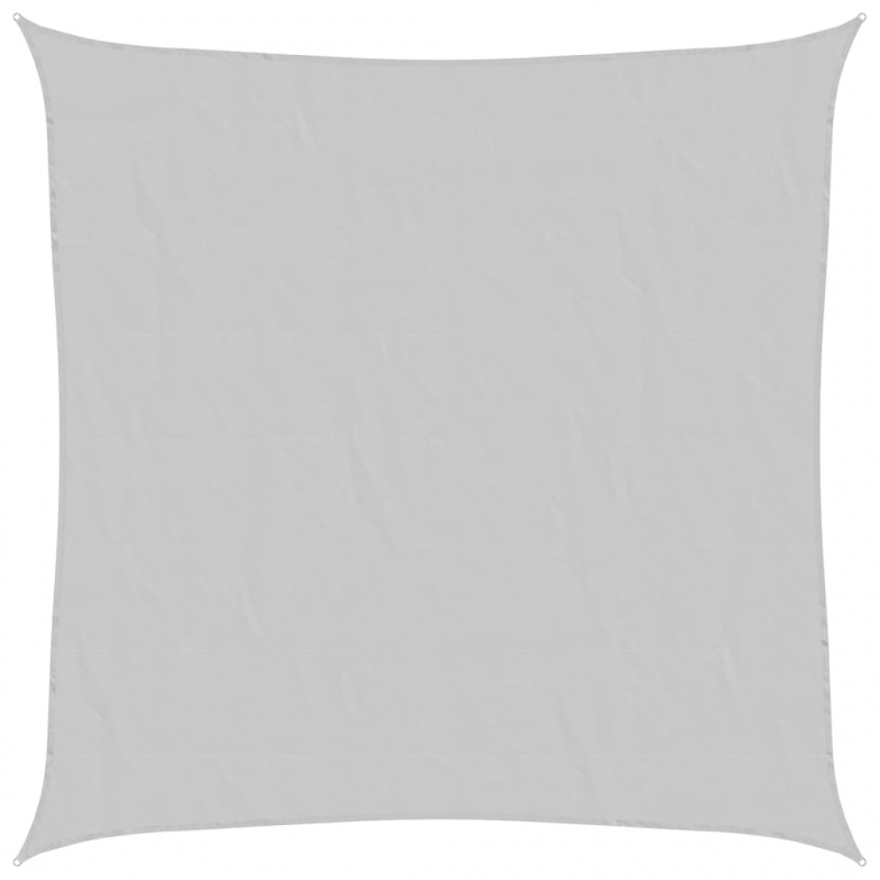 Sonnensegel Hellgrau 4x4 m 100% Polyester Oxford