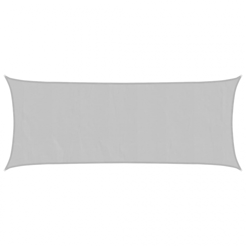 Sonnensegel Hellgrau 5x2 m 100% Polyester Oxford