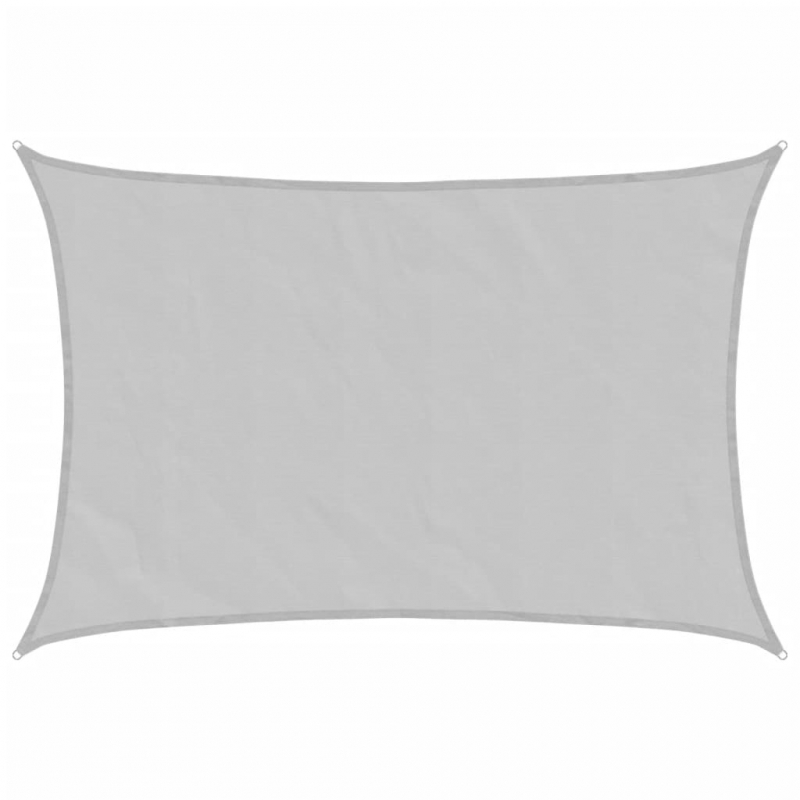 Sonnensegel Hellgrau 5x3,5 m 100% Polyester Oxford