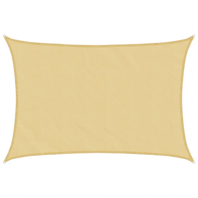 Sonnensegel Sandfarbe 3x2 m 100% Polyester Oxford