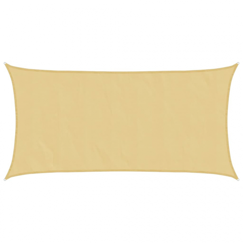 Sonnensegel Sandfarbe 3,5x2 m 100% Polyester Oxford