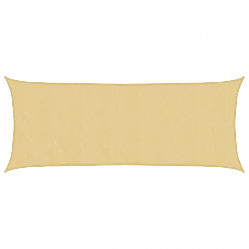 Sonnensegel Sandfarbe 5x2 m 100% Polyester Oxford