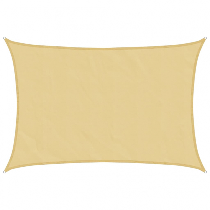 Sonnensegel Sandfarbe 4,5x3 m 100% Polyester Oxford