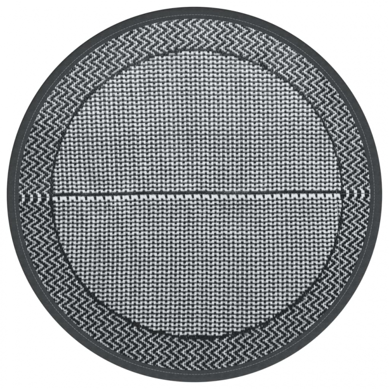 Outdoor-Teppich ARAKIL Grau Ø160 cm PP