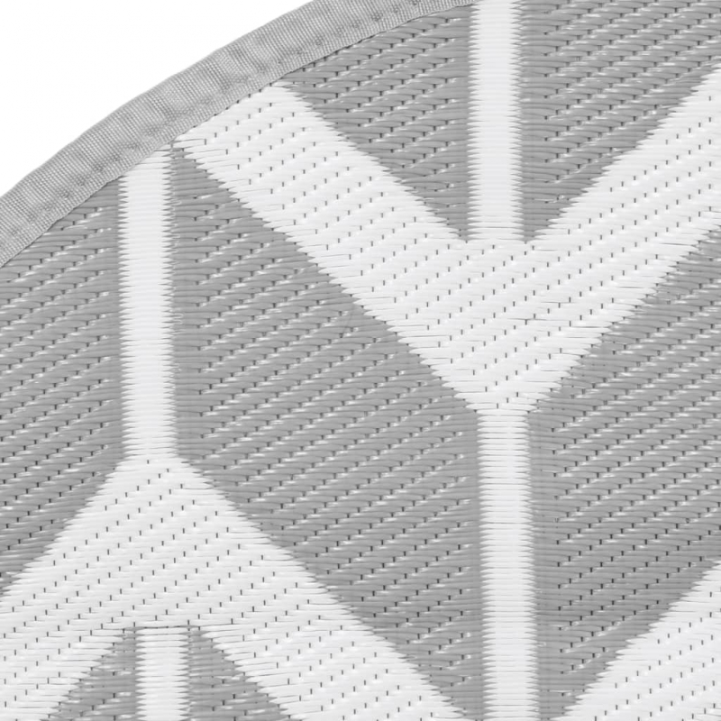 Outdoor-Teppich ARAKIL Grau Ø200 cm PP