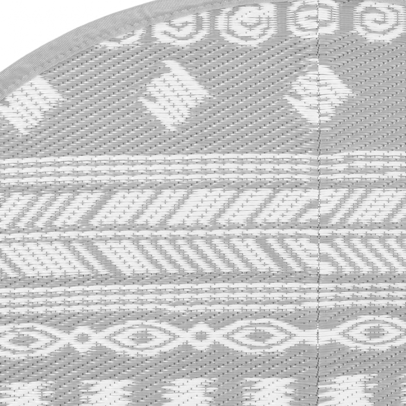 Outdoor-Teppich ARAKIL Grau Ø200 cm PP