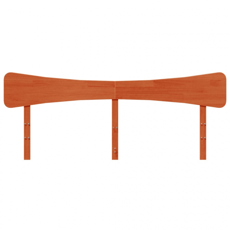 Kopfteil Wachsbraun 200 cm Massivholz Kiefer