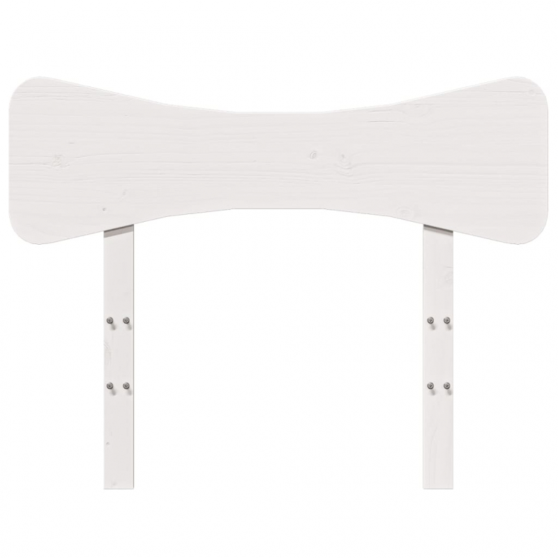 Kopfteil Weiß 100 cm Massivholz Kiefer