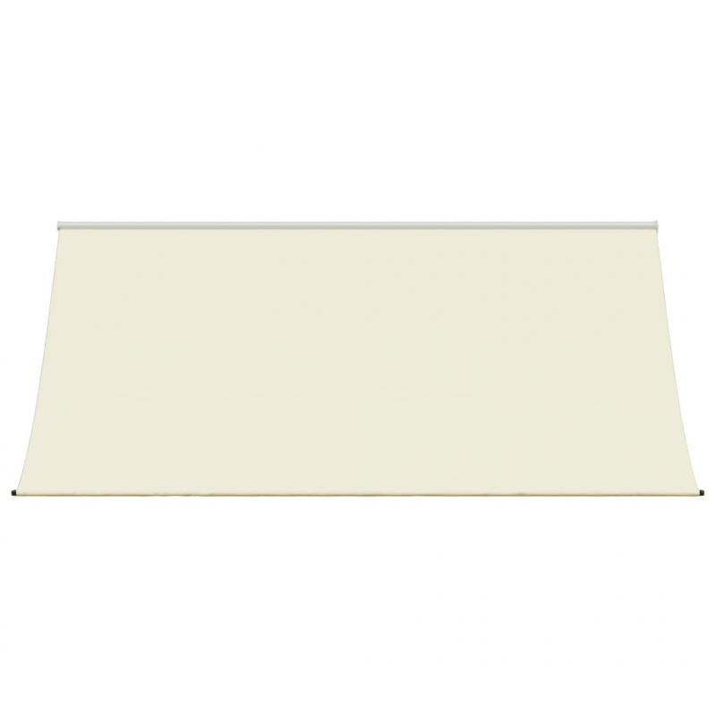Markise Einziehbar Creme 300x150 cm Stoff und Stahl