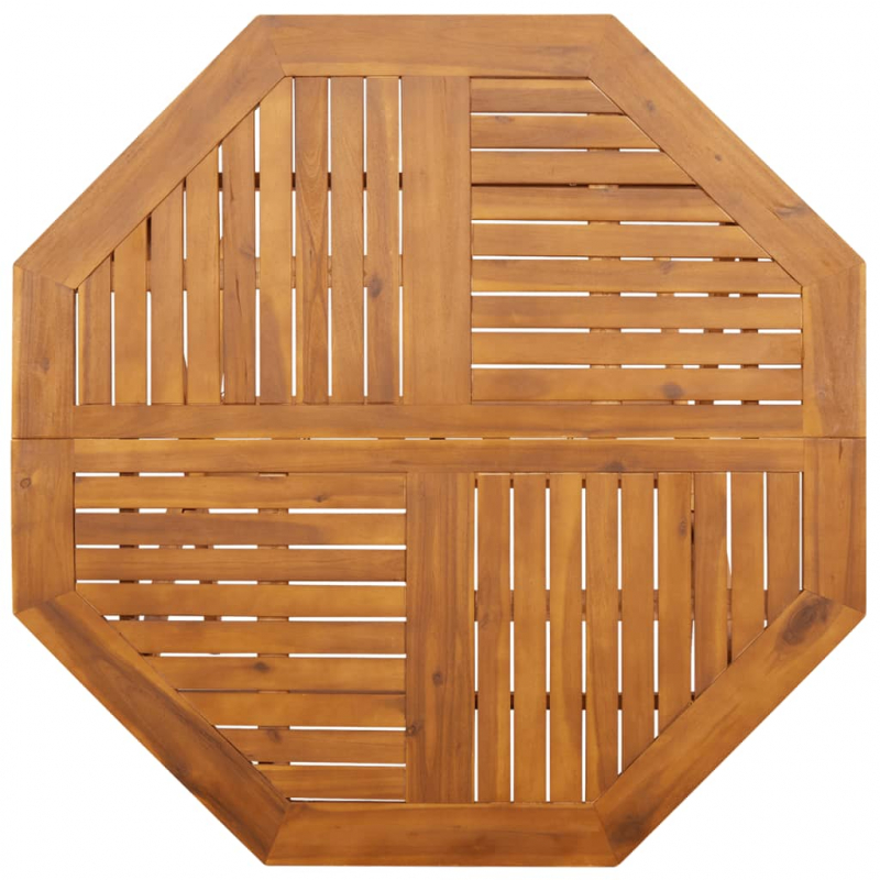 Gartentisch Klappbar Ø110x75 cm Massivholz Akazie