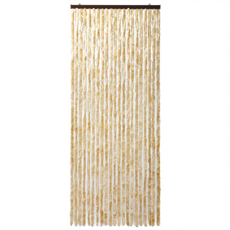 Fliegenvorhang Beige 100x200 cm Chenille