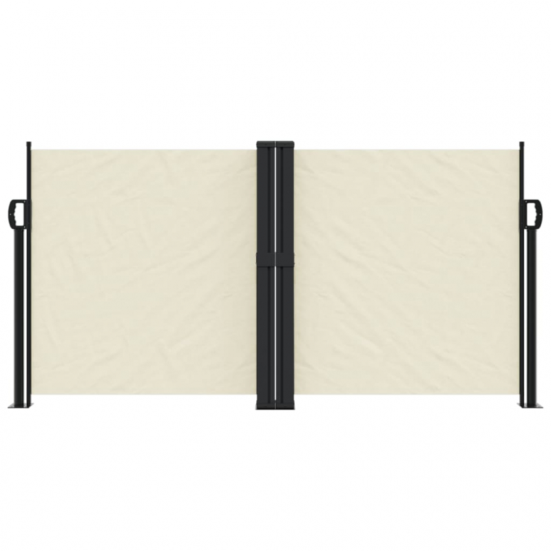 Seitenmarkise Ausziehbar Creme 120x600 cm