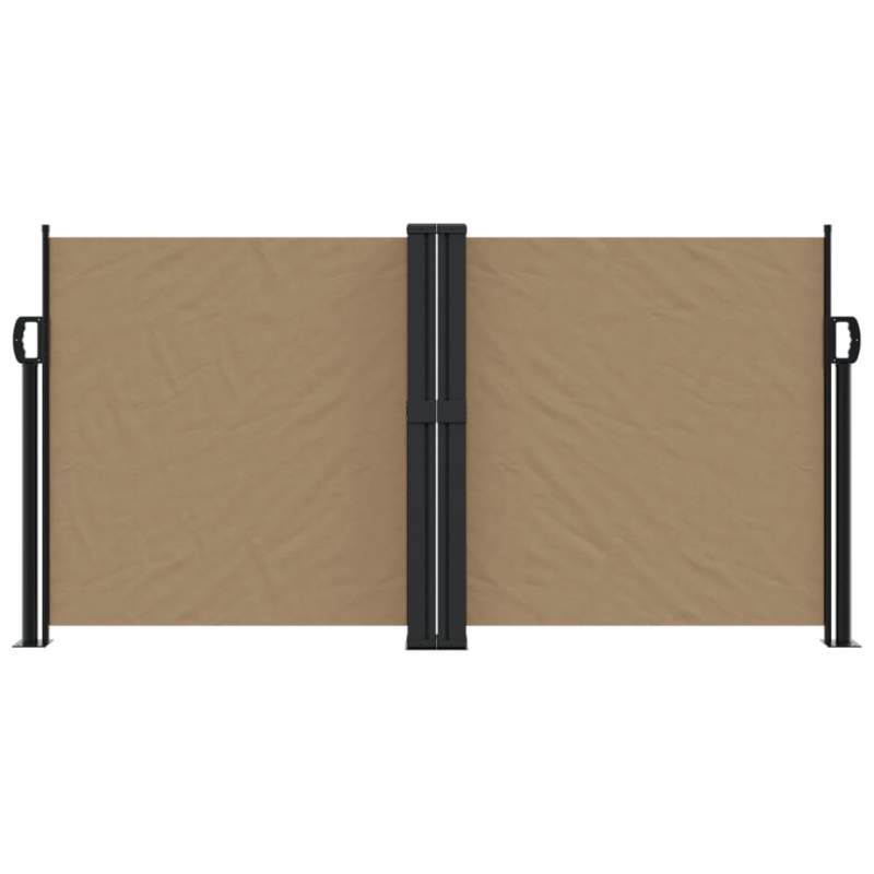 Seitenmarkise Ausziehbar Taupe 120x600 cm