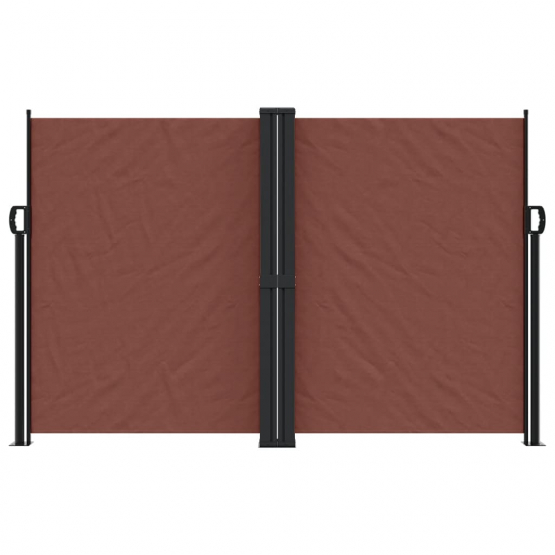 Seitenmarkise Ausziehbar Braun 160x600 cm