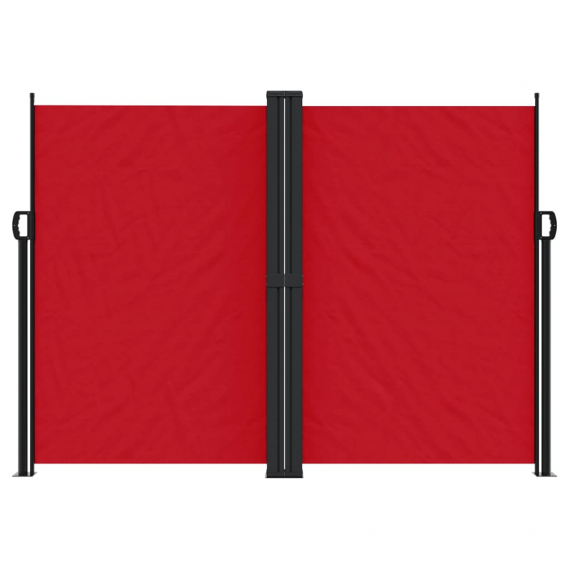 Seitenmarkise Ausziehbar Rot 180x600 cm