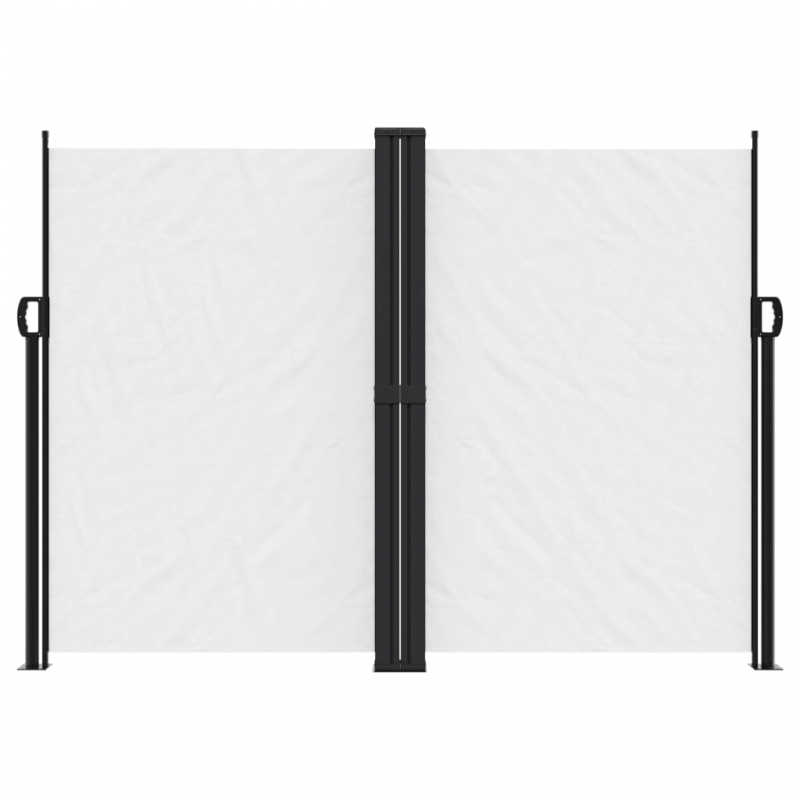 Seitenmarkise Ausziehbar Weiß 180x600 cm