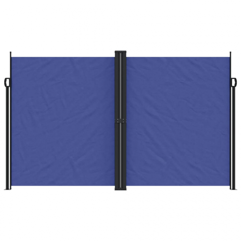 Seitenmarkise Ausziehbar Blau 200x600 cm