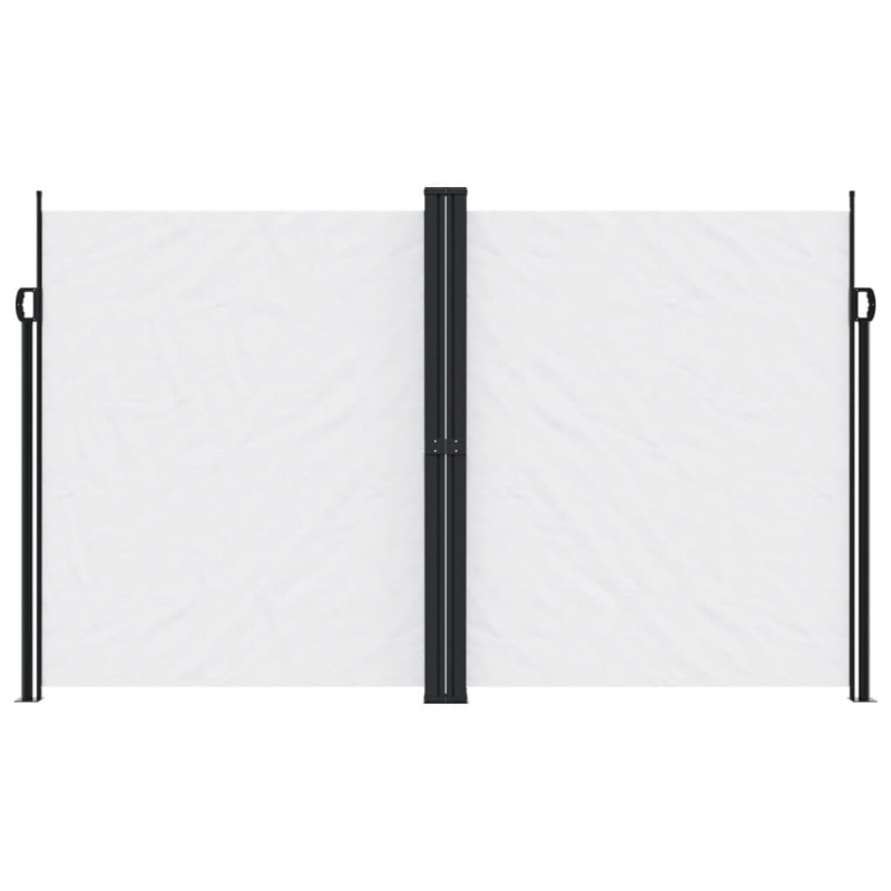 Seitenmarkise Ausziehbar Weiß 200x600 cm