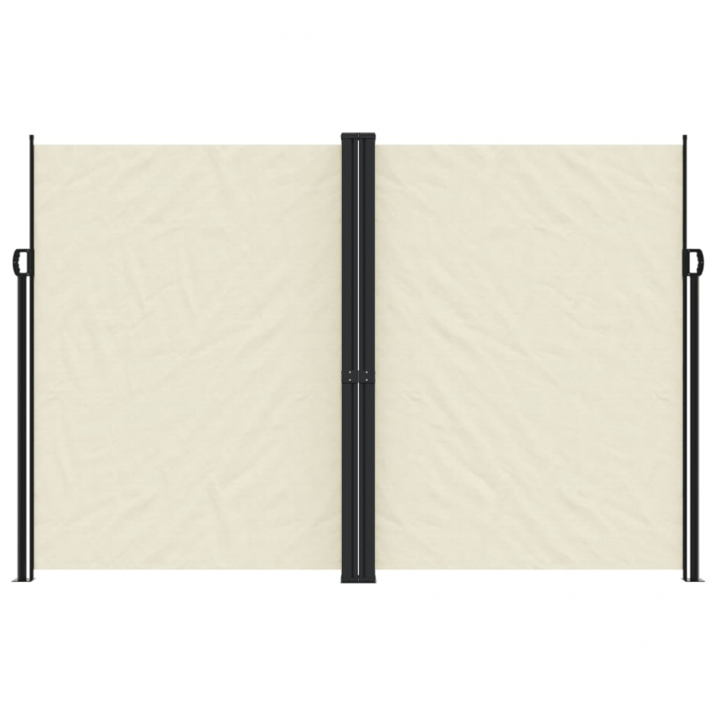 Seitenmarkise Ausziehbar Creme 220x600 cm