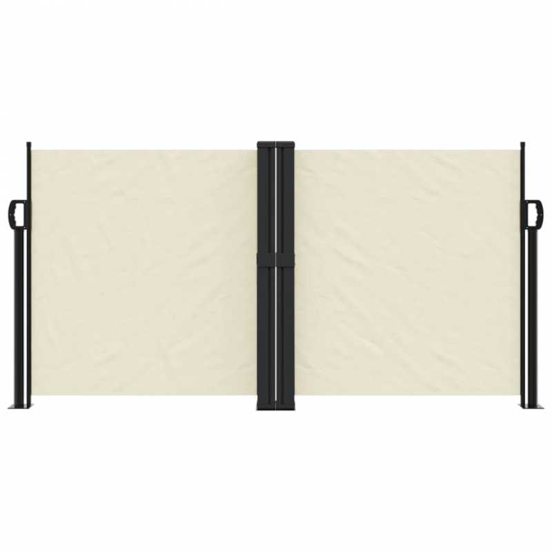 Seitenmarkise Ausziehbar Creme 120x1000 cm