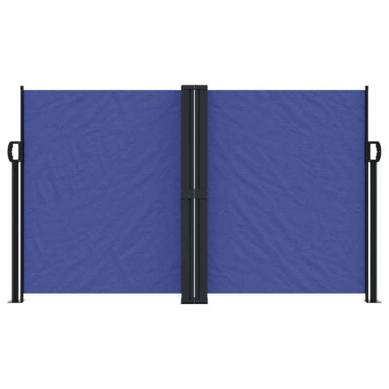 Seitenmarkise Ausziehbar Blau 140x1000 cm