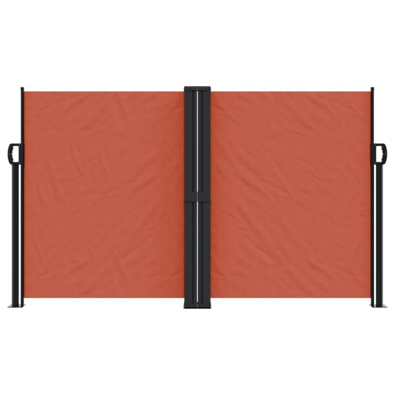 Seitenmarkise Ausziehbar Terrakottarot 140x1000 cm